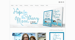 Desktop Screenshot of hopeforthewearymom.com